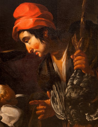 Tableaux et dessins Tableaux XVIIe siècle - L'adoration des bergers - Bernardo Strozzi (Gênes 1581 - Venise 1644) et atelier